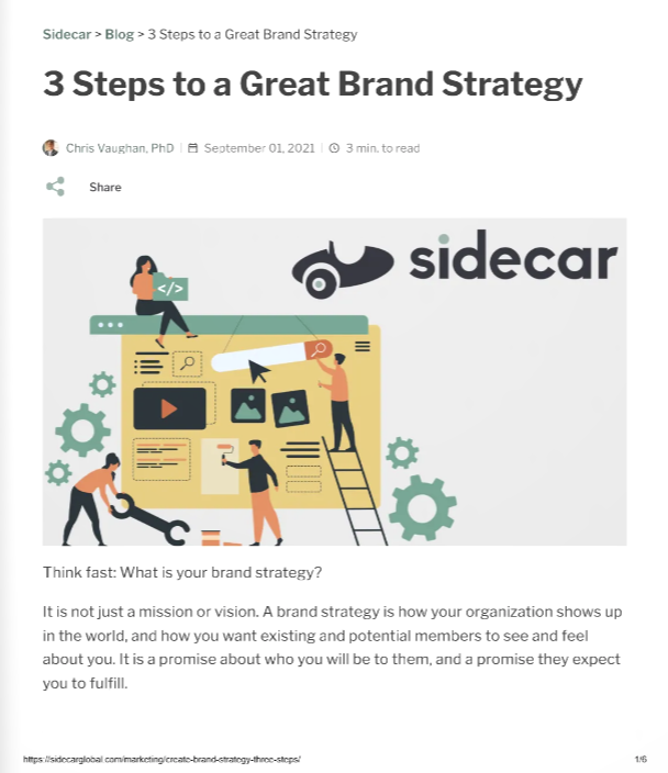 Nonprofit Brand Strategy