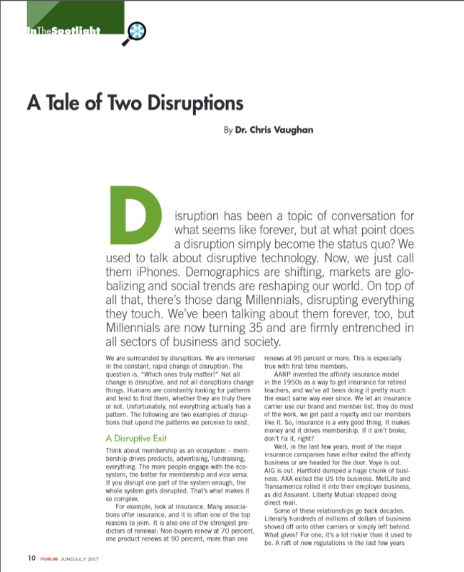 A Tale Of Two Disruptions