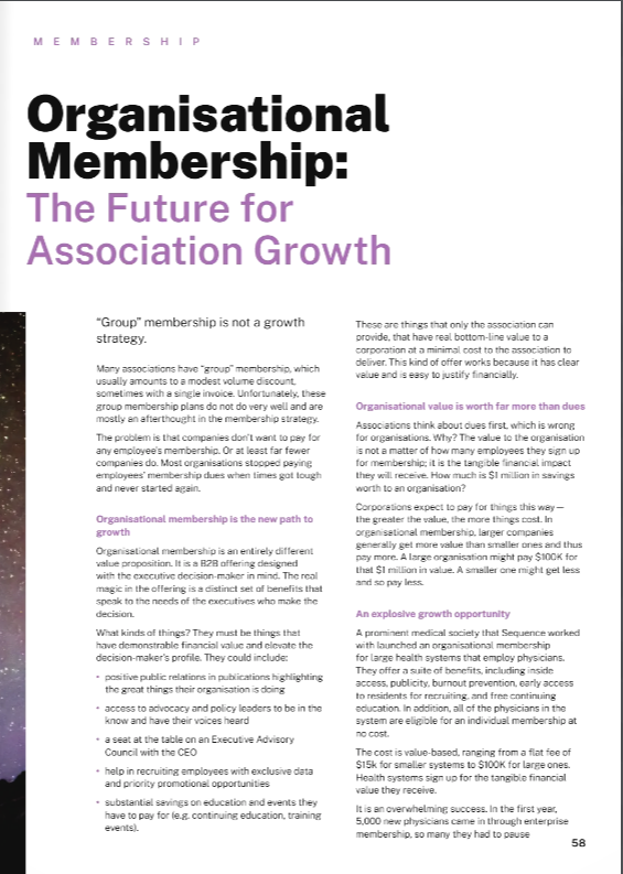 Organisational Membership