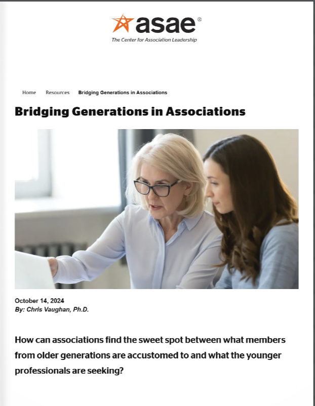 Bridging Generations In Associations