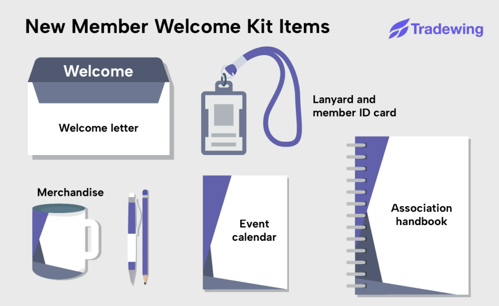 Make Your Membership Into An Offer They Can’t Refuse | Alt Text: A Selection Of Items In A Membership Welcome Kit, Written Out Below
